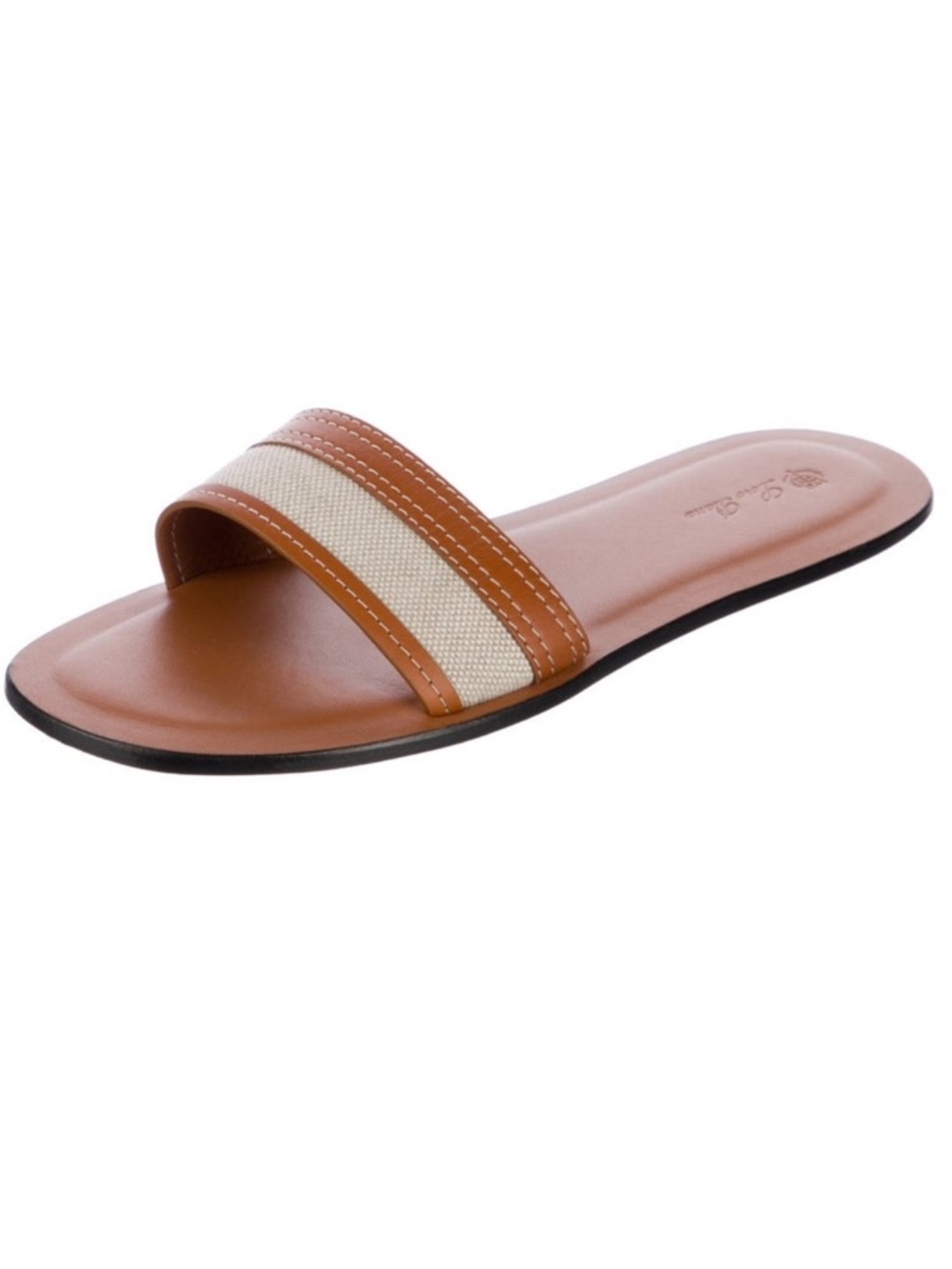 Loro Piana Suitcase Stripe slides size 10 - Picture 6 of 7